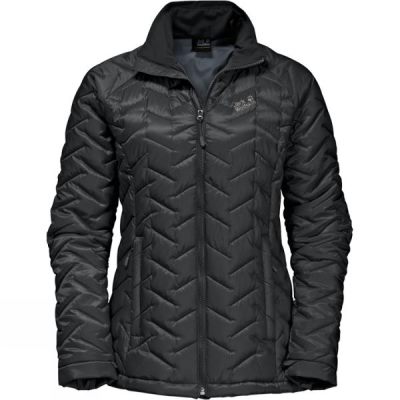 Chaquetas Jack Wolfskin Icy Creek Mujer - Negras - Chile YOU543860